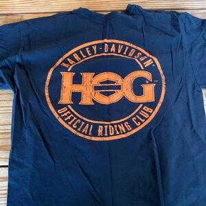 Official Harley Owners Group shirt, Large, black, almost new!